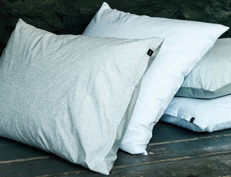 CF by Christian Fischbacher overtrek Love me more,percale, satijn, percale casual,Egyptisch katoen,blauw,wit